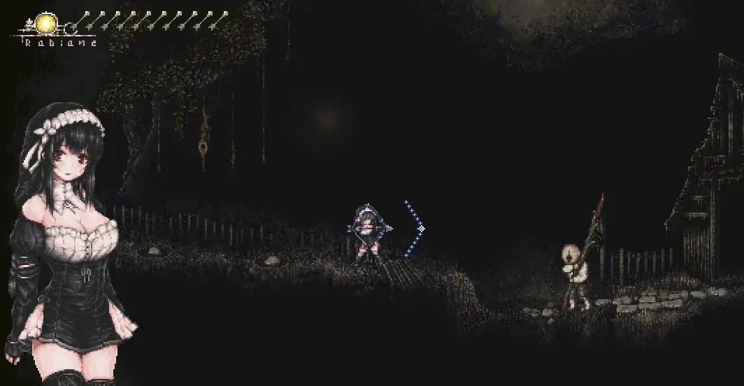 哥特少女勇闯恶魔城 SiNiSistar 恶魔城走廊探索场景
